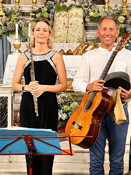 Garlenda: la musica di Silvia Schiaffino e Renato Procopio contro la guerra