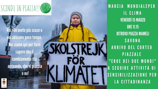 In marcia per il clima, anche a Savona