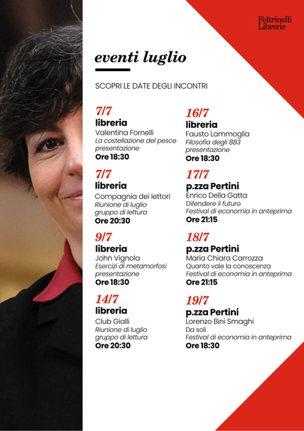 Luglio alla Feltrinelli Luglio alla Feltrinelli