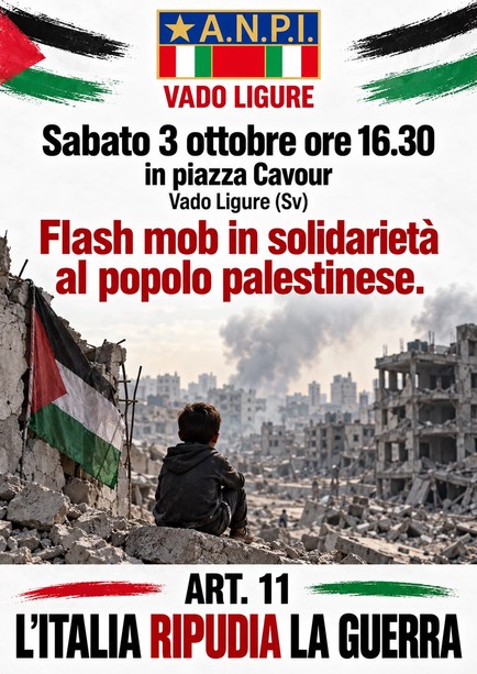 Flash mob per la Palestina