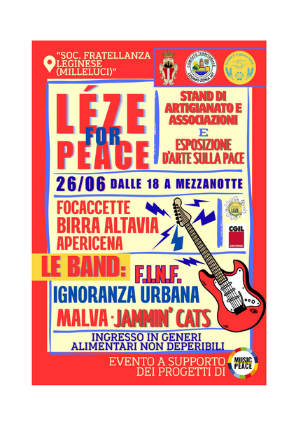Musica e solidarietà a Legino