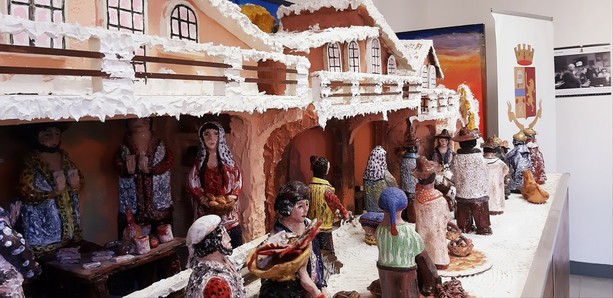 In Questura il presepe di Paolo Giallombardo