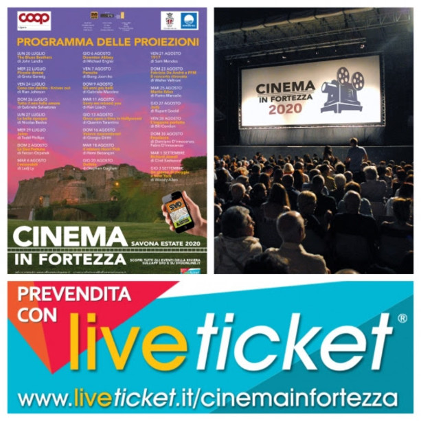 Da domani sul Priamar Cinema in Fortezza