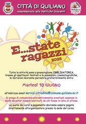 A Quiliano un'estate dedicata ai ragazzi