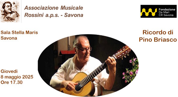 Savona, un concerto in memoria di Pino Briasco