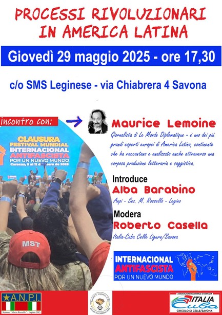 Savona, Maurice Lemoine ospite alla Sms Leginese