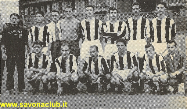 Savona FBC anni '50: quattro stagioni in Promozione