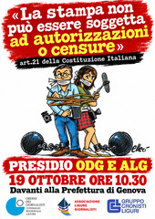 Stop alla censura delle notizie in Liguria Stop alla censura delle notizie in Liguria