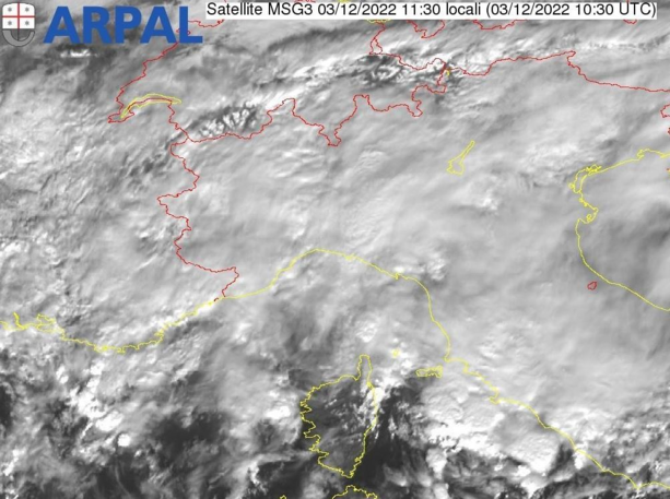 Neve: Arpal conferma la chiusura dell'allerta alle 19