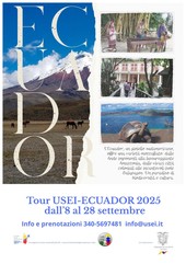 L'associazione Usei presenta il Tour Ecuador 2025
