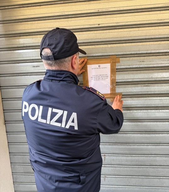 Cocaina, chiuso per trenta giorni un bar di Pietra Ligure
