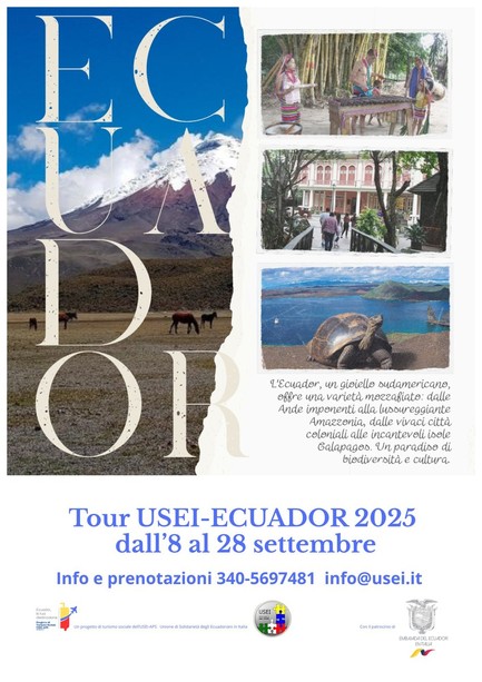 L'associazione Usei presenta il Tour Ecuador 2025