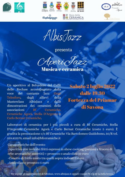 AperiJazz. Musica e ceramica sul Priamar