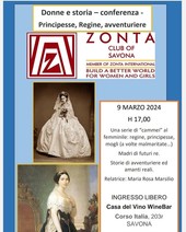 8 marzo, Zonta club celebra le donne
